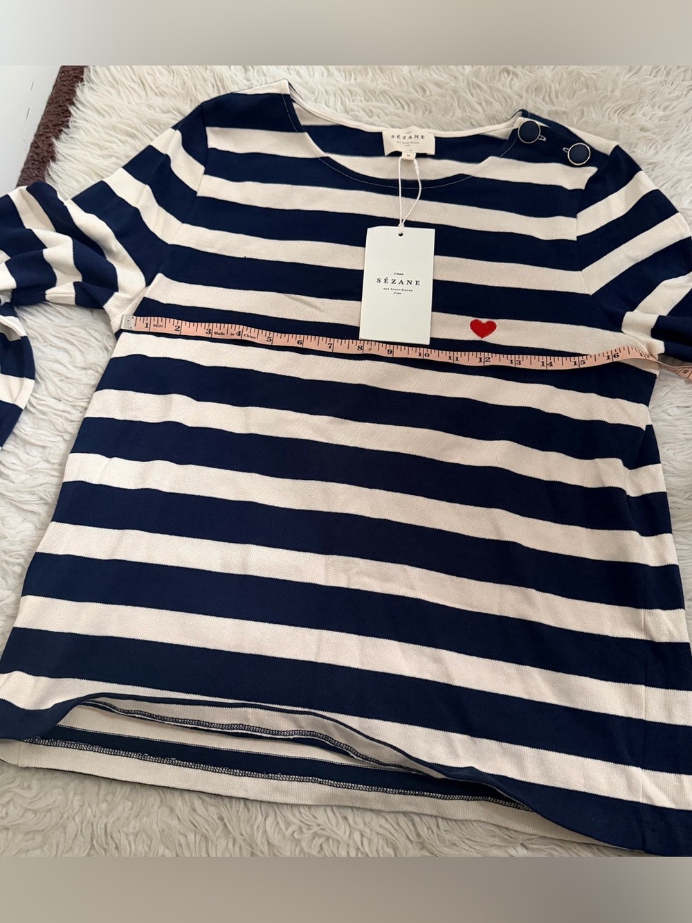 Sezane Colette Mariniere Top - Picture 6 of 6